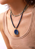 Boho Necklace, Lapis Luzuli Pendant Necklaces